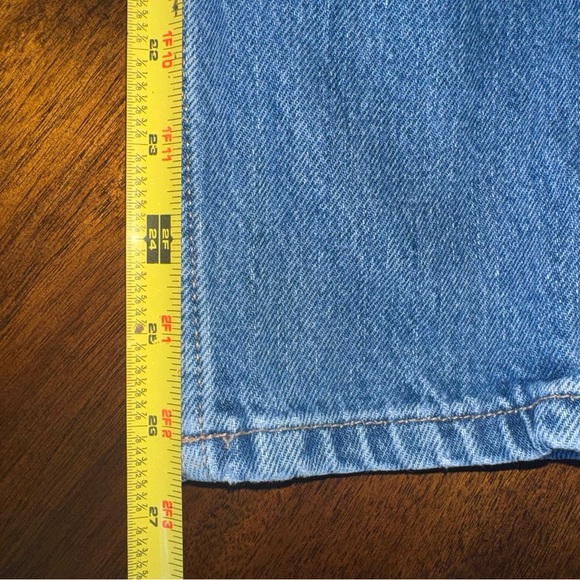 Topshop Distressed Mom Ankle Jeans Medium Wash Denim Size 28 - Picture 8 of 8